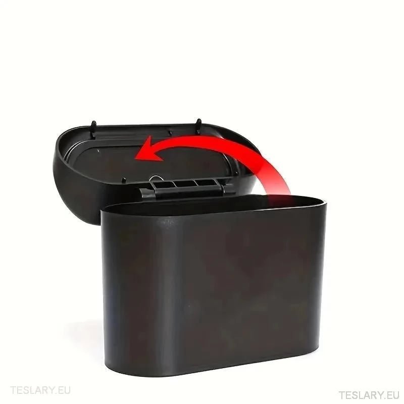 Tesla Car Mini Bin with Spring Lid and 30 Bags - TESLARY Tesla Shop Accessories Europe Nederlands Ireland Deutschland Espana Alicante France Italia