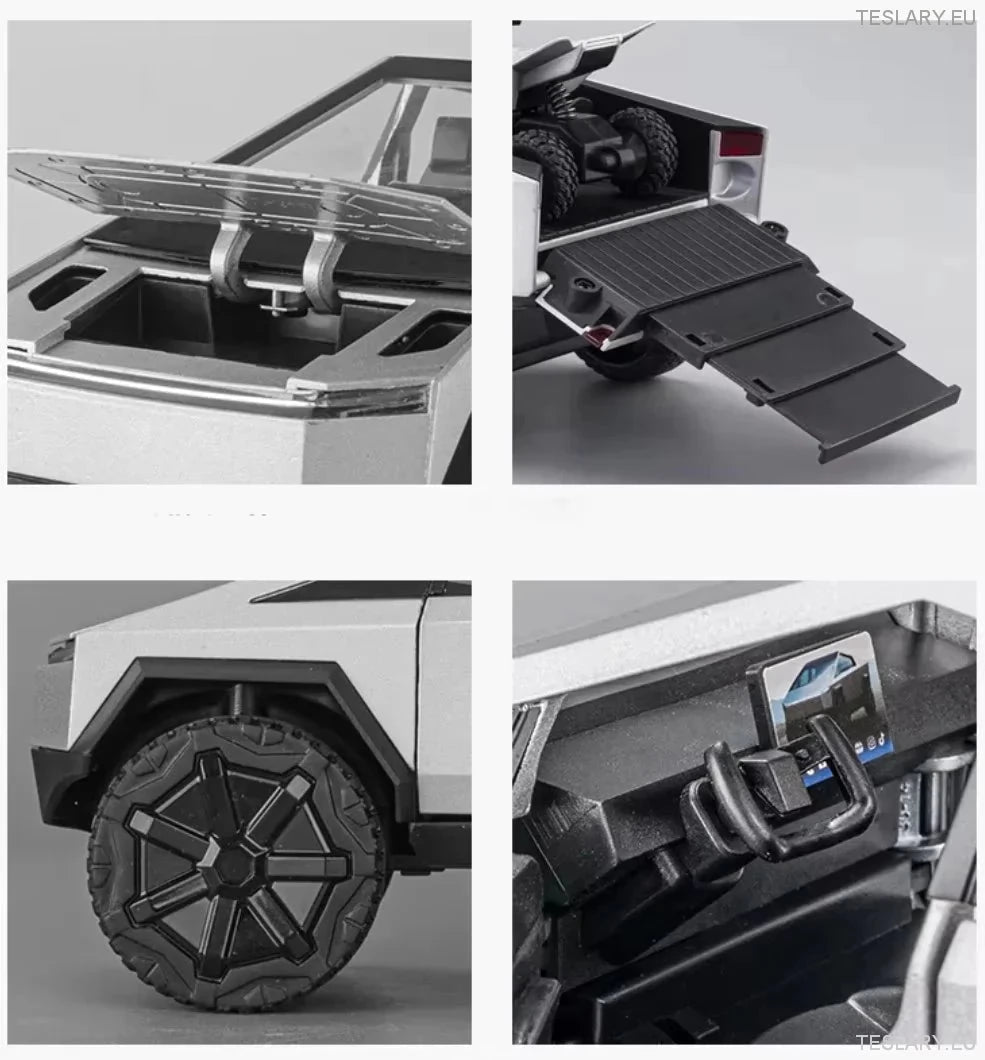 Tesla Cybertruck Model Car 1:24 Unofficial Version - TESLARY Tesla Shop Accessories Europe Nederlands Ireland Deutschland Espana Alicante France Italia