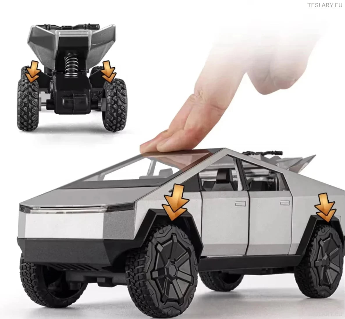 Tesla Cybertruck Model Car 1:24 Unofficial Version - TESLARY Tesla Shop Accessories Europe Nederlands Ireland Deutschland Espana Alicante France Italia