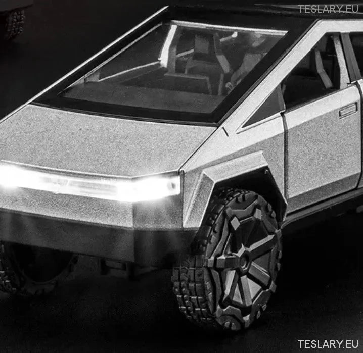 Tesla Cybertruck Model Car 1:36 Unofficial Version - TESLARY Tesla Shop Accessories Europe Nederlands Ireland Deutschland Espana Alicante France Italia