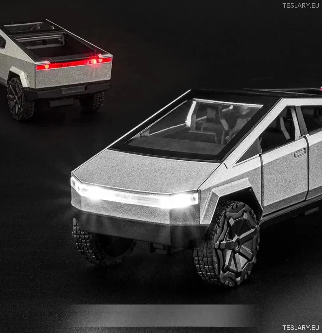 Tesla Cybertruck Model Car 1:36 Unofficial Version - TESLARY Tesla Shop Accessories Europe Nederlands Ireland Deutschland Espana Alicante France Italia