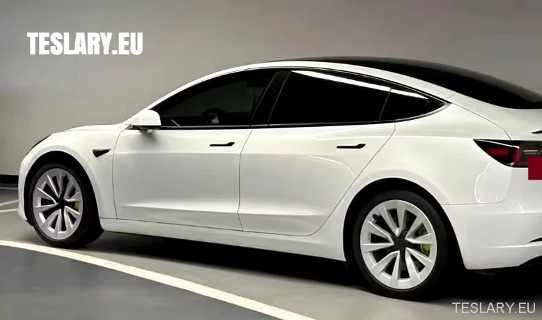 Tesla Model 3 18" Full Rim Silver & Black Sport Style Wheel Covers - TESLARY Tesla Shop Accessories Europe Nederlands Dublin Cork Ireland Deutschland Espana Alicante France Italia