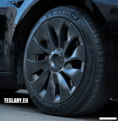 Tesla Model 3 18" UNIQUE S23 Performance - Gun Metal Grey - TESLARY Tesla Shop Accessories Europe Nederlands Dublin Cork Ireland Deutschland Espana Alicante France Italia