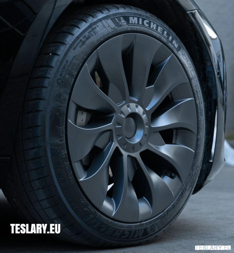 Tesla Model 3 18" UNIQUE S23 Performance - Gun Metal Grey - TESLARY Tesla Shop Accessories Europe Nederlands Dublin Cork Ireland Deutschland Espana Alicante France Italia