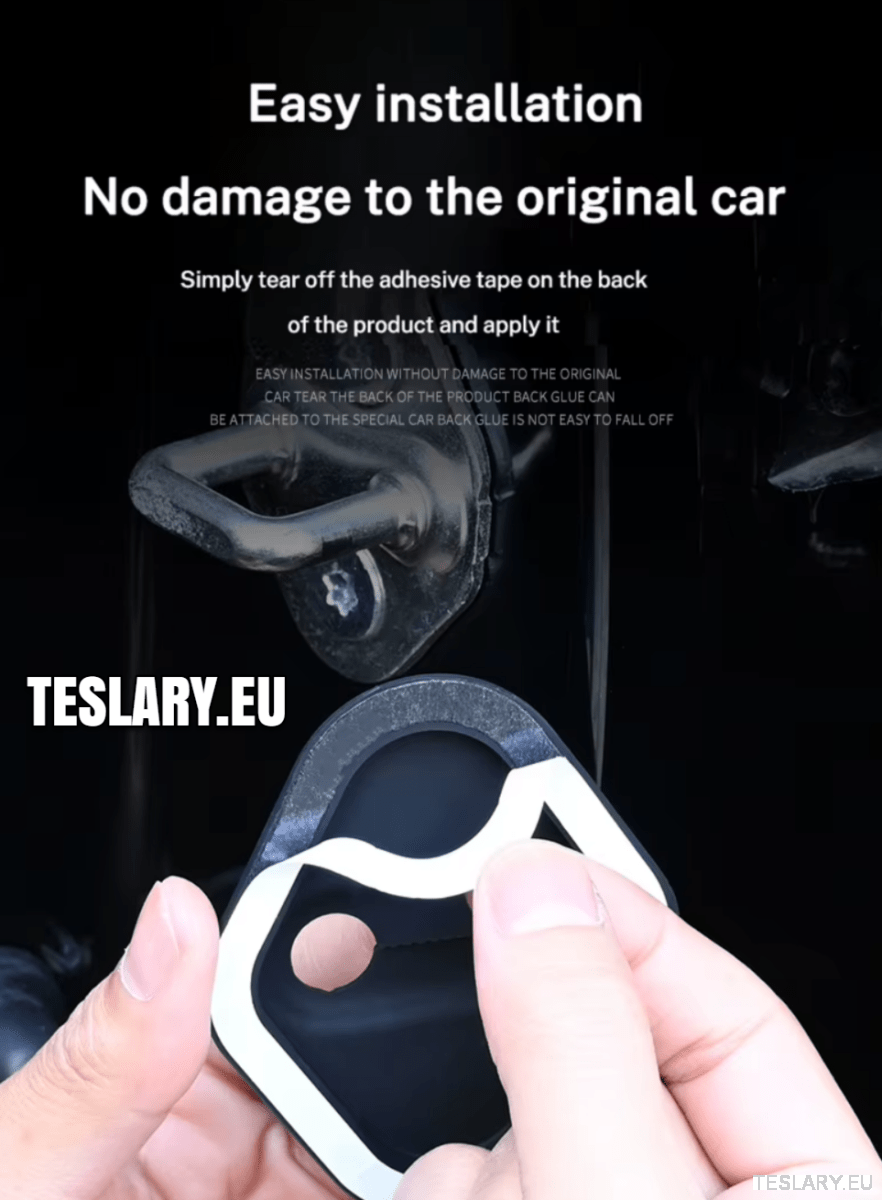 Tesla Model 3 / 3+ Highland & Y Silicone Door Lock Protector with Logo - TESLARY Tesla Shop Accessories Europe Nederlands Dublin Cork Ireland Deutschland Espana Alicante France Italia