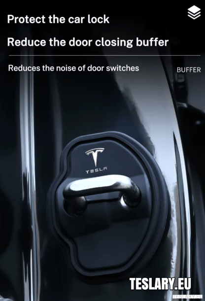 Tesla Model 3 / 3+ Highland & Y Silicone Door Lock Protector with Logo - TESLARY Tesla Shop Accessories Europe Nederlands Dublin Cork Ireland Deutschland Espana Alicante France Italia