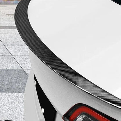 Tesla Model 3+ Highland 2024 Onwards 100% Real Carbon Fiber Rear Trunk Spoiler - TESLARY Tesla Shop Accessories Europe Nederlands Dublin Cork Ireland Deutschland Espana Alicante France Italia