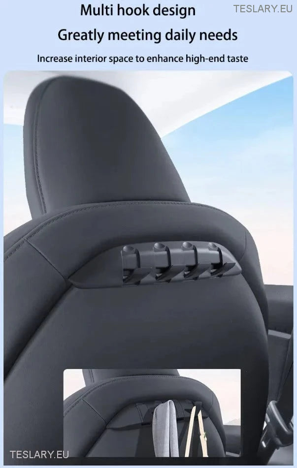 Tesla Model 3 / Y & Highland Hidden Hook for Back of Passenger or Driver Seats