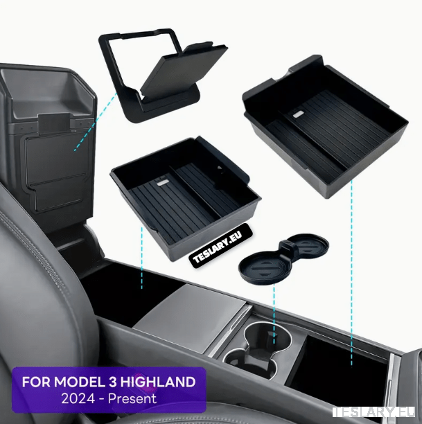TESLA MODEL 3+ HIGHLAND MODEL Y JUNIPER Model 4pcs 4 - 1 KIT - TESLARY Tesla Shop Accessories Europe Nederlands Dublin Cork Ireland Deutschland Espana Alicante France Italia