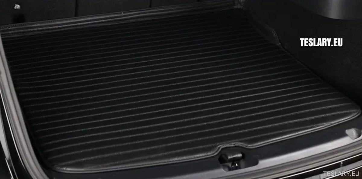 Tesla Model 3+ Highland PVC Rear Trunk Mat Protector - TESLARY Tesla Shop Accessories Europe Nederlands Ireland Deutschland Espana Alicante France Italia