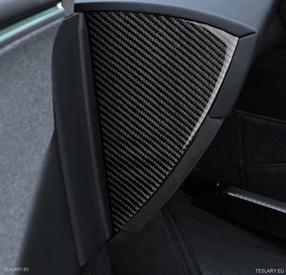 Tesla Model 3 Highland Real Carbon Fiber Dash Side Trim ( 2 Pieces ) - TESLARY Tesla Shop Accessories Europe Nederlands Ireland Deutschland Espana Alicante France Italia