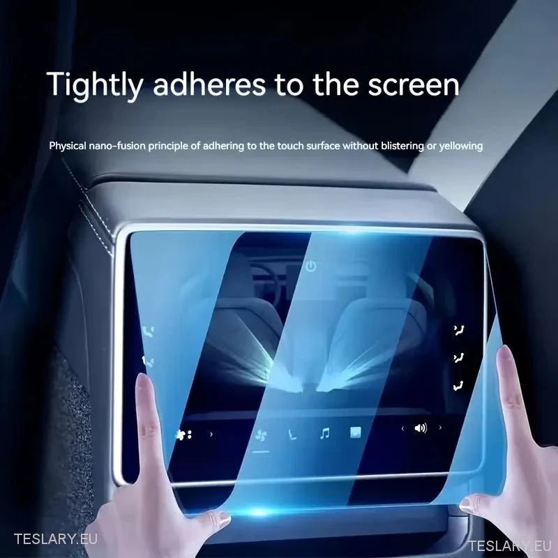 Tesla Model 3+ Highland Rear Screen Tempered Screen Protector - TESLARY Tesla Shop Accessories Europe Nederlands Ireland Deutschland Espana Alicante France Italia