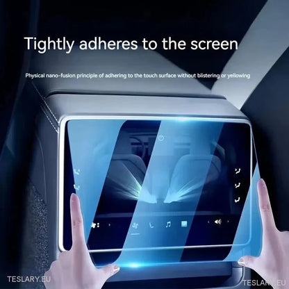 Tesla Model 3+ Highland Rear Screen Tempered Screen Protector - TESLARY Tesla Shop Accessories Europe Nederlands Ireland Deutschland Espana Alicante France Italia