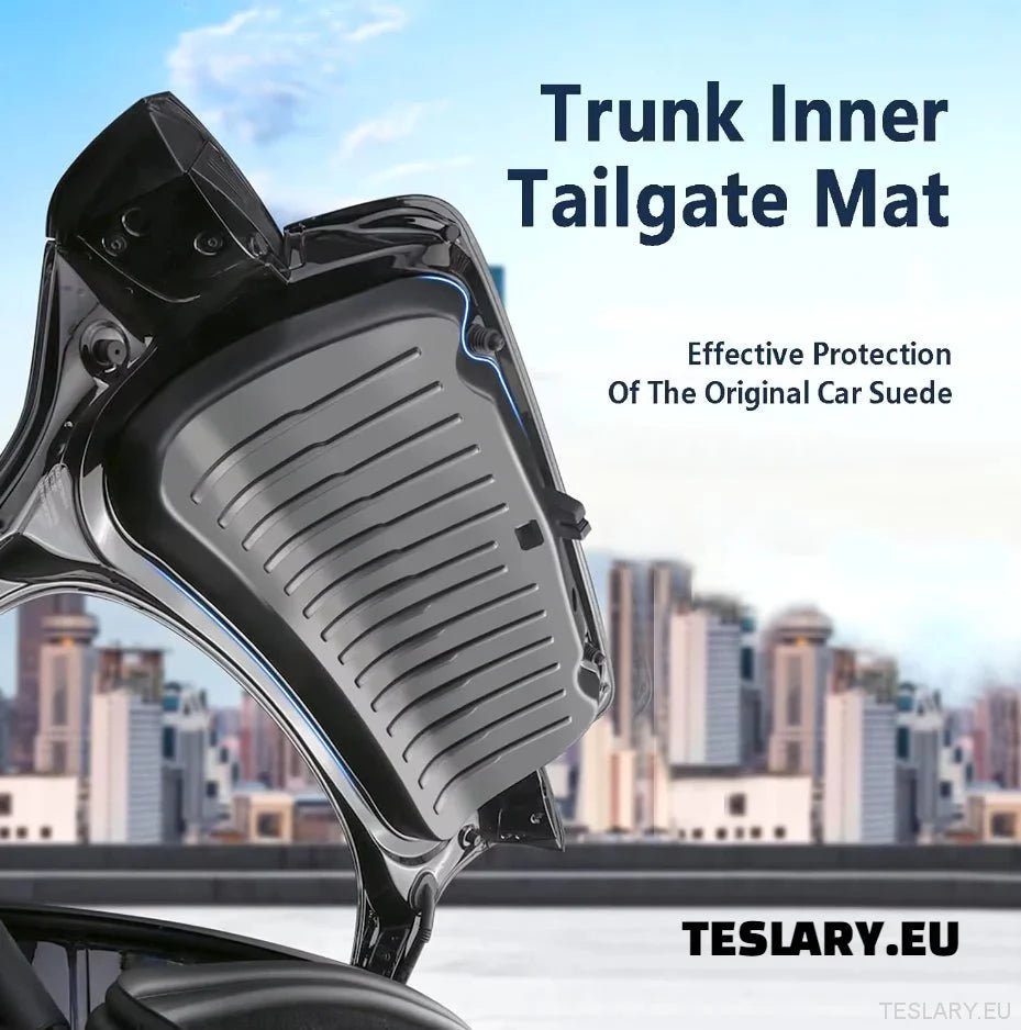 Tesla Model 3 Highland TPE Trunk Door Protector - TESLARY Tesla Shop Accessories Europe Nederlands Ireland Deutschland Espana Alicante France Italia