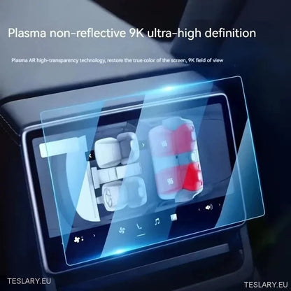 Tesla Model 3+ Highland / Y Juniper Rear Screen Tempered Screen Protector - TESLARY Tesla Shop Accessories Europe Nederlands Dublin Cork Ireland Deutschland Espana Alicante France Italia