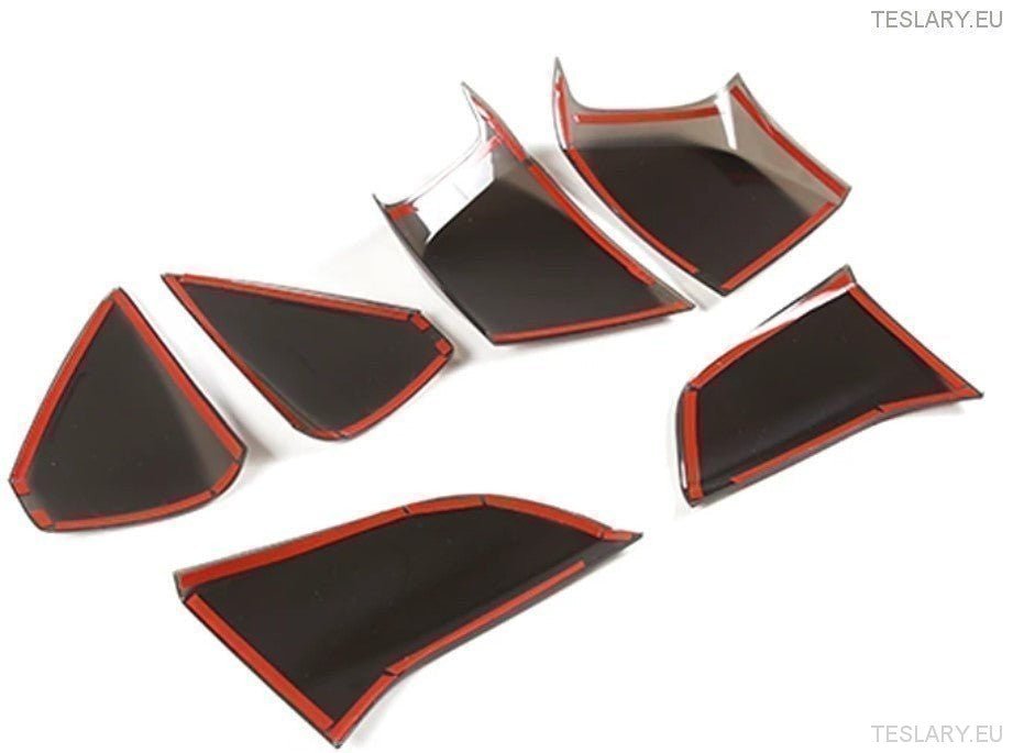 Tesla Model 3 / Y & 3+ Highland Tail Light Smoked Plastic Protective Covers - TESLARY Tesla Shop Accessories Europe Nederlands Ireland Deutschland Espana Alicante France Italia