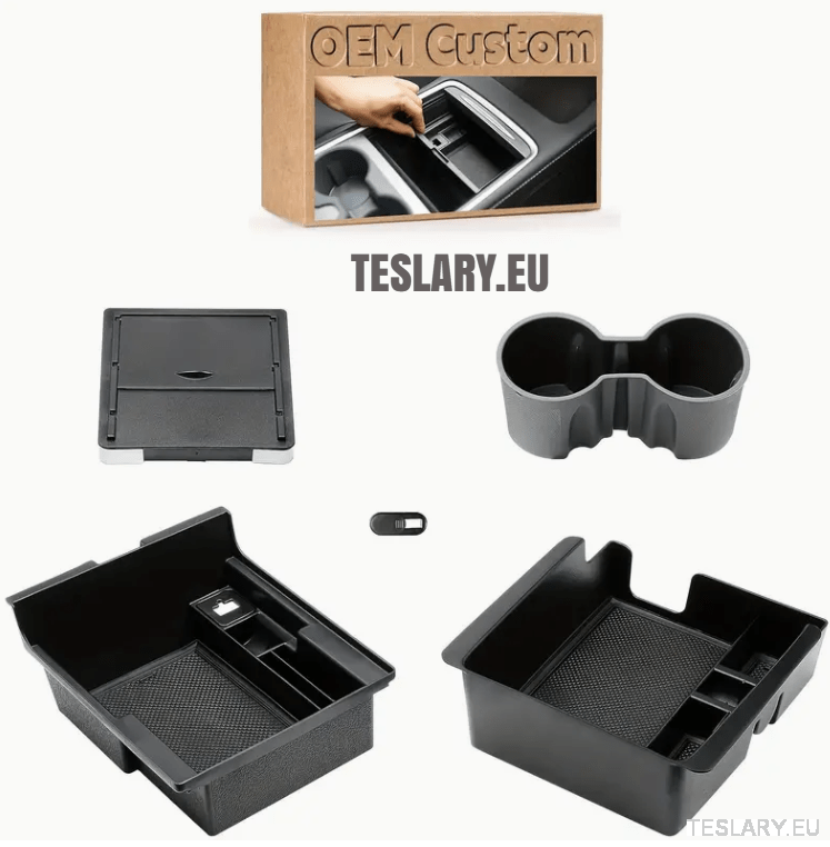 Tesla Model 3 / Y Accessories 5 Piece Organiser Package - TESLARY Tesla Shop Accessories Europe Nederlands Dublin Cork Ireland Deutschland Espana Alicante France Italia