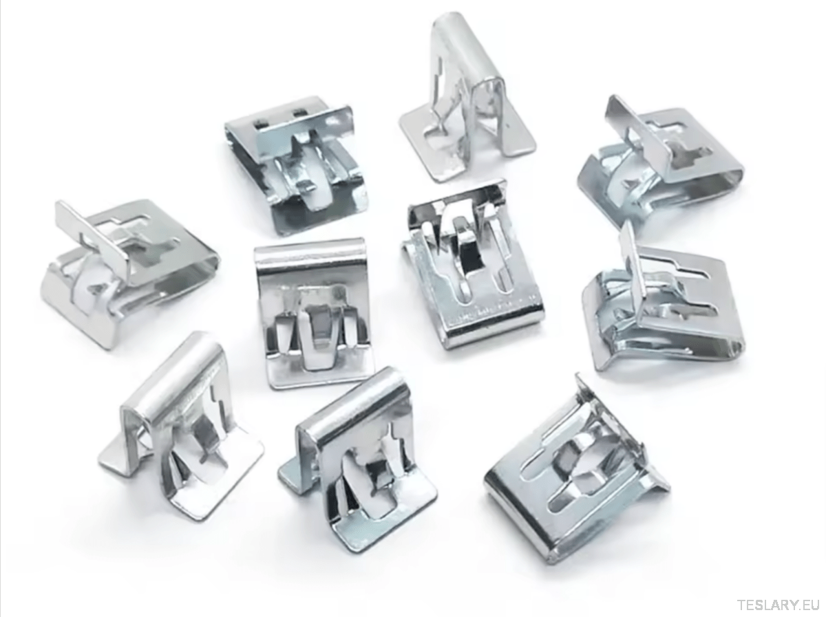 Tesla Model 3 / Y Centre Console & Dash Metal Trim Clips ( 15 Pieces ) - TESLARY Tesla Shop Accessories Europe Nederlands Dublin Cork Ireland Deutschland Espana Alicante France Italia