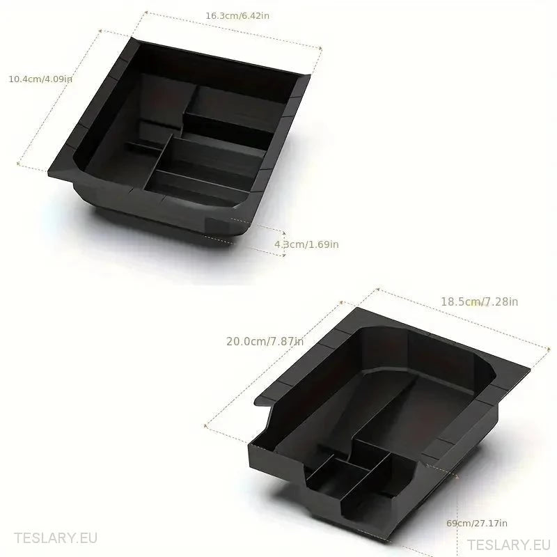 Tesla Model 3 / Y Centre Console Rear Organiser Trays Front & Rear Option - TESLARY Tesla Shop Accessories Europe Nederlands Ireland Deutschland Espana Alicante France Italia