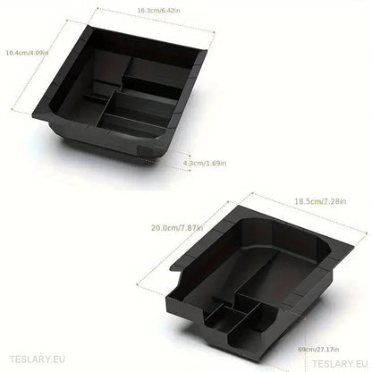 Tesla Model 3 / Y Centre Console Rear Organiser Trays Front & Rear Option - TESLARY Tesla Shop Accessories Europe Nederlands Ireland Deutschland Espana Alicante France Italia