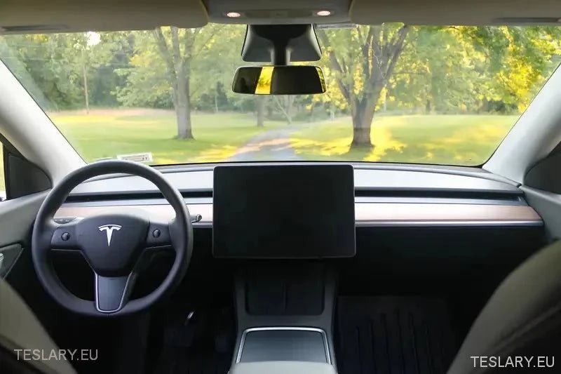 Tesla Model 3 /  Y Centre Console Side PU Leather Protector -TESLARY.IE Tesla Shop Europe