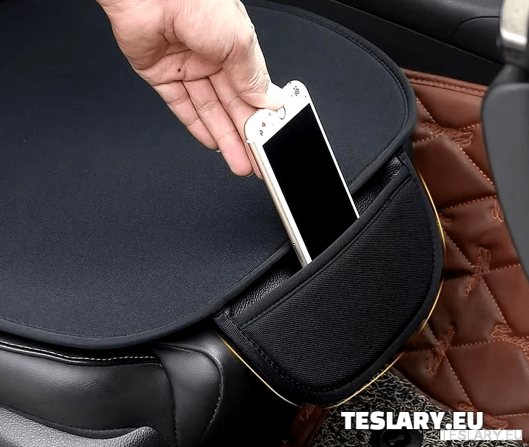 Tesla Model 3 / Y Fitted Proteective Seat Cushion Covers with Logo - TESLARY Tesla Shop Accessories Europe Nederlands Dublin Cork Ireland Deutschland Espana Alicante France Italia