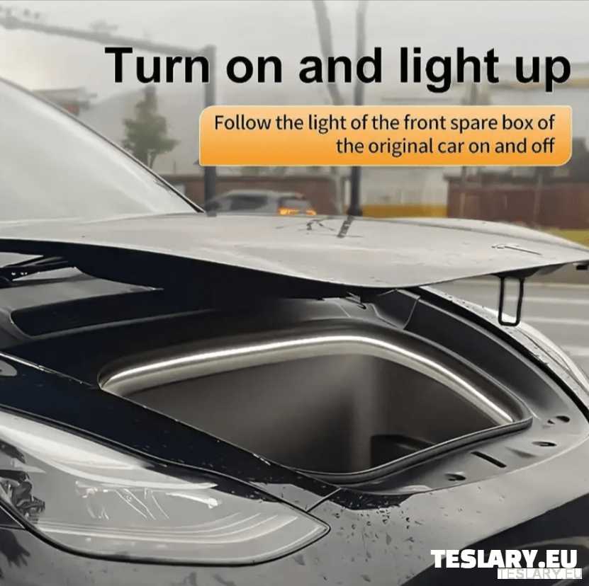 Tesla Model 3 / Y Front Frunk Led Bright White Light - TESLARY Tesla Shop Accessories Europe Nederlands Dublin Cork Ireland Deutschland Espana Alicante France Italia