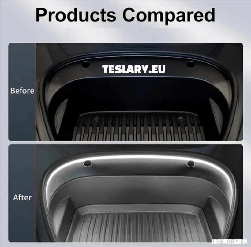 Tesla Model 3 / Y Front Frunk Led Bright White Light - TESLARY Tesla Shop Accessories Europe Nederlands Dublin Cork Ireland Deutschland Espana Alicante France Italia