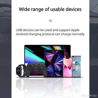 Tesla Model 3 / Y Glove Box USB Hub & Docking Station ( LEFT HAND DRIVE ONLY ) - TESLARY Tesla Shop Accessories Europe Nederlands Ireland Deutschland Espana Alicante France Italia