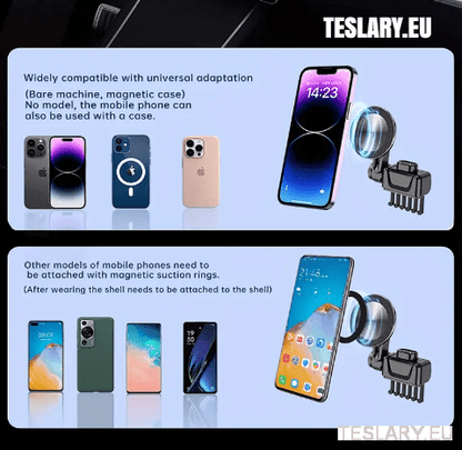 Tesla Model 3 / Y Magnetic Phone Holder 360 Degrees. - TESLARY Tesla Shop Accessories Europe Nederlands Dublin Cork Ireland Deutschland Espana Alicante France Italia