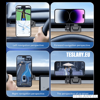 Tesla Model 3 / Y Magnetic Phone Holder 360 Degrees. - TESLARY Tesla Shop Accessories Europe Nederlands Dublin Cork Ireland Deutschland Espana Alicante France Italia