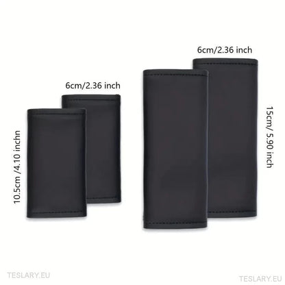 Tesla Model 3 / Y PU Leather Protective Handle Covers - TESLARY Tesla Shop Accessories Europe Nederlands Ireland Deutschland Espana Alicante France Italia