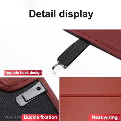 Tesla Model 3 Y S &  X  Kick Protection PU Leather Covers ( 2 Pack ) - Tesla Shop Europe - TESLARY.IE Ireland - France boutique- Deutschland Geschäft- España comercio - Nederland winkel- TESLARY.IE