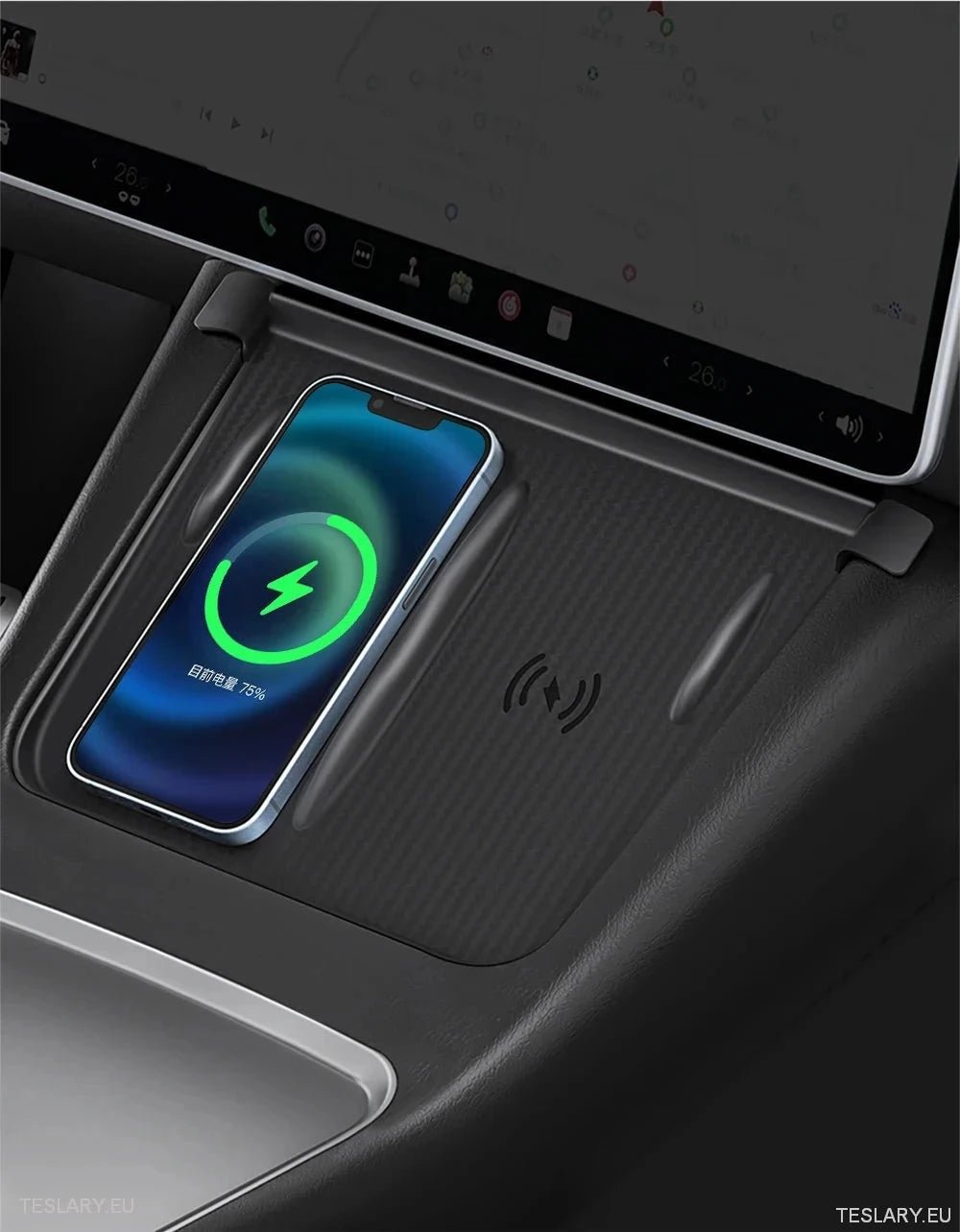Tesla Model 3 / Y Silicone Antislip Cover for Wireless Charge Pad - TESLARY Tesla Shop Accessories Europe Nederlands Dublin Cork Ireland Deutschland Espana Alicante France Italia