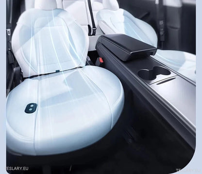Tesla Model 3 / Y Ventilated Seat Covers in Black or White Pu Leather - TESLARY Tesla Shop Accessories Europe Nederlands Ireland Deutschland Espana Alicante France Italia