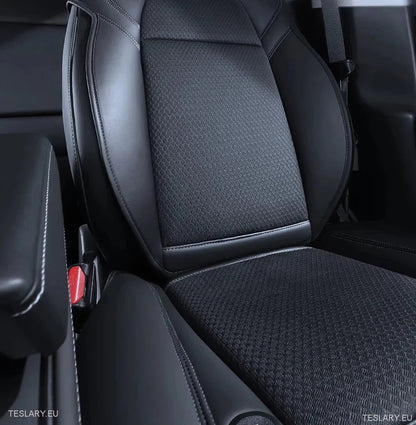 Tesla Model 3 / Y Ventilated Seat Covers in Black or White Pu Leather - TESLARY Tesla Shop Accessories Europe Nederlands Ireland Deutschland Espana Alicante France Italia