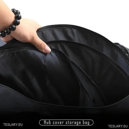Tesla Model 3 Y Wheel Cover Storage Bag for 18"or 19" - TESLARY Tesla Shop Accessories Europe Nederlands Ireland Deutschland Espana Alicante France Italia
