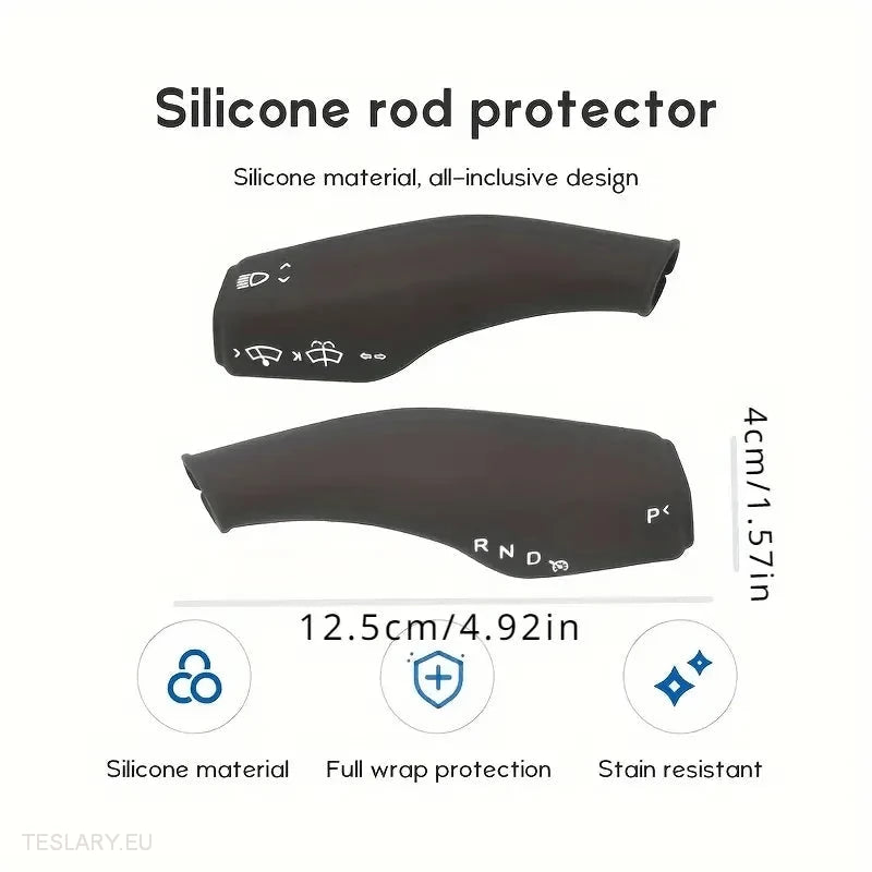 Tesla Model 3/Y Wiper & Gear Change Stalks ( Silicone ) - Tesla Shop Europe - TESLARY.IE Ireland - France boutique- Deutschland Geschäft- España comercio - Nederland winkel- TESLARY.IE