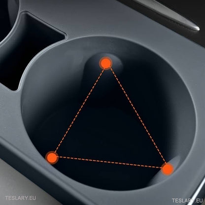 Tesla Model 3/Y Black Silicone Cup Holder & Storage - Tesla Shop Europe - TESLARY.IE Ireland - France boutique- Deutschland Geschäft- España comercio - Nederland winkel- TESLARY.IE