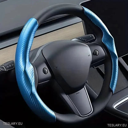 Tesla Model 3/Y Modified Carbon Fibre Non Slip Sports Steering Wheel - TESLARY Tesla Shop Accessories Europe Nederlands Ireland Deutschland Espana Alicante France Italia