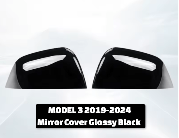 Tesla Model 3/Y Side/Rear Protective Mirror Covers - TESLARY Tesla Shop Accessories Europe Nederlands Dublin Cork Ireland Deutschland Espana Alicante France Italia