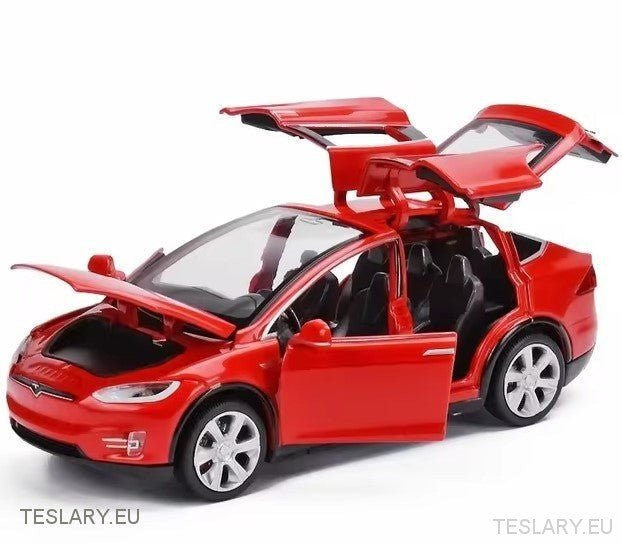 Tesla Model Model X 1:32 Unofficial Version Black , Red or White - TESLARY Tesla Shop Accessories Europe Nederlands Ireland Deutschland Espana Alicante France Italia