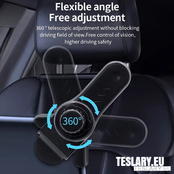 Tesla Model S X Y 3 Screen Phone Mount Holder 360 Degree - TESLARY Tesla Shop Accessories Europe Nederlands Dublin Cork Ireland Deutschland Espana Alicante France Italia