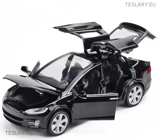 Tesla Model Model X 1:32 Uofficiel version sort, rød eller hvid