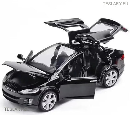 Tesla Model Model X 1:32 Uofficiel version sort, rød eller hvid