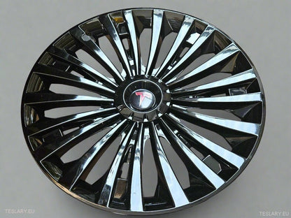 Tesla Model Y 19" Full Coverage Cyclone Wheel Covers - Gloss Black - TESLARY Tesla Shop Accessories Europe Nederlands Ireland Deutschland Espana Alicante France Italia