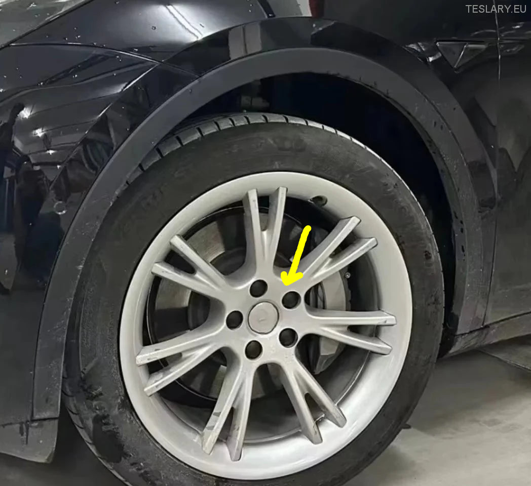 Tesla Model Y 19" Gemini Protective Rim Covers ( Silver )