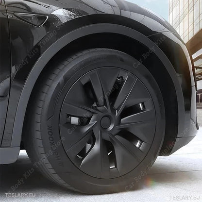 TESLA MODEL Y 19" PERFORMANCE FULL COVER WHEEL HUBS - TESLARY Tesla Shop Accessories Europe Nederlands Ireland Deutschland Espana Alicante France Italia