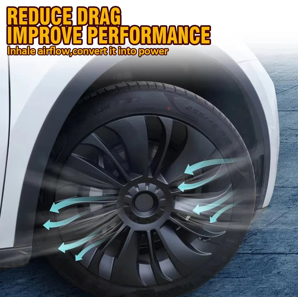 Tesla Model Y 19" Ubertine Style  Performance Style Wheel Covers