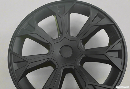 TESLA MODEL Y 19" UNIQUE S4 FULL COVER WHEEL HUBS - TESLARY Tesla Shop Accessories Europe Nederlands Dublin Cork Ireland Deutschland Espana Alicante France Italia